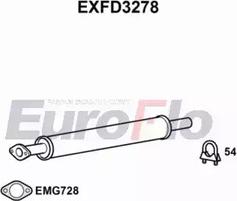 EuroFlo EXFD3278 - Середній глушник вихлопних газів avtolavka.club