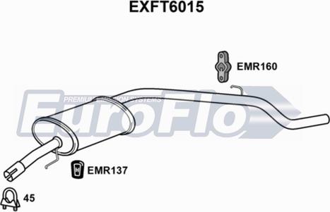 EuroFlo EXFT6015 - Глушник вихлопних газів кінцевий avtolavka.club