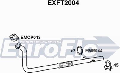 EuroFlo EXFT2004 - Труба вихлопного газу avtolavka.club