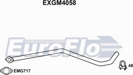 EuroFlo EXGM4058 - Труба вихлопного газу avtolavka.club