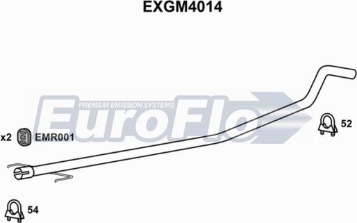 EuroFlo EXGM4014 - Труба вихлопного газу avtolavka.club