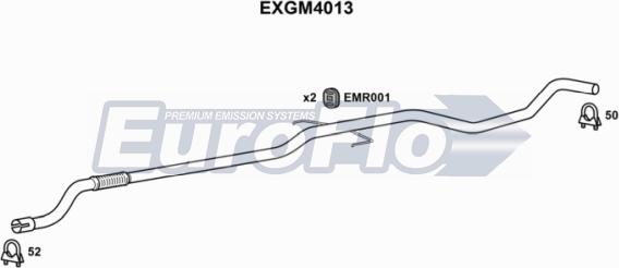 EuroFlo EXGM4013 - Труба вихлопного газу avtolavka.club