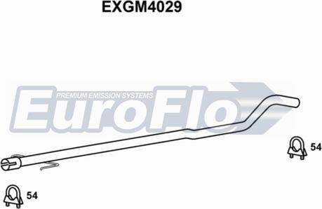 EuroFlo EXGM4029 - Труба вихлопного газу avtolavka.club