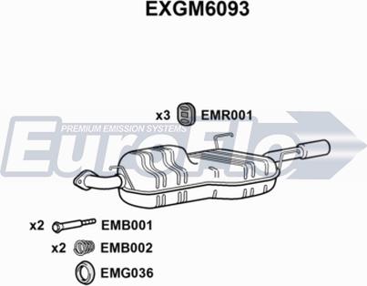 EuroFlo EXGM6093 - Глушник вихлопних газів кінцевий avtolavka.club