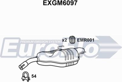 EuroFlo EXGM6097 - Глушник вихлопних газів кінцевий avtolavka.club