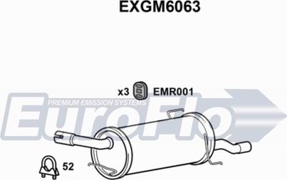 EuroFlo EXGM6063 - Глушник вихлопних газів кінцевий avtolavka.club