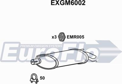 EuroFlo EXGM6002 - Глушник вихлопних газів кінцевий avtolavka.club