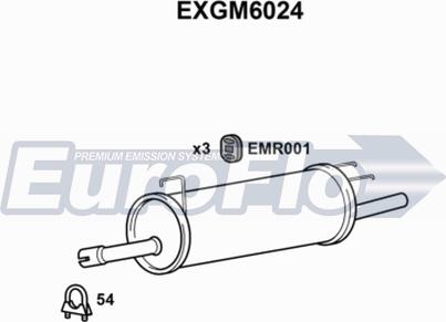 EuroFlo EXGM6024 - Глушник вихлопних газів кінцевий avtolavka.club