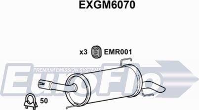 EuroFlo EXGM6070 - Глушник вихлопних газів кінцевий avtolavka.club