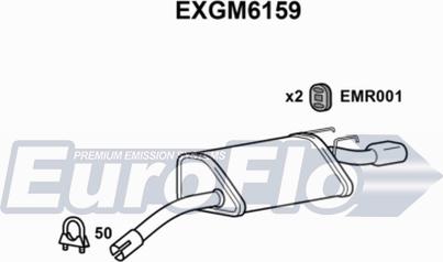 EuroFlo EXGM6159 - Глушник вихлопних газів кінцевий avtolavka.club