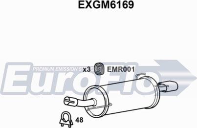 EuroFlo EXGM6169 - Глушник вихлопних газів кінцевий avtolavka.club