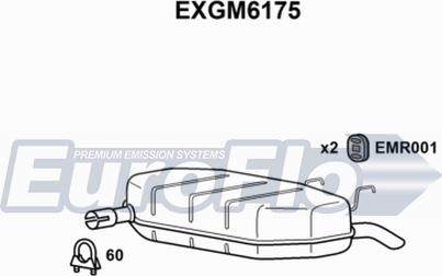 EuroFlo EXGM6175 - Глушник вихлопних газів кінцевий avtolavka.club