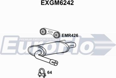 EuroFlo EXGM6242 - Глушник вихлопних газів кінцевий avtolavka.club
