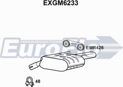 EuroFlo EXGM6233 - Глушник вихлопних газів кінцевий avtolavka.club