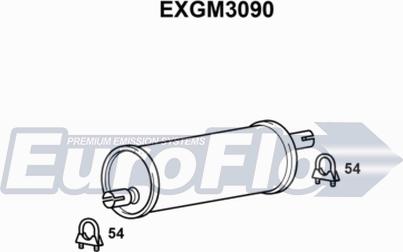 EuroFlo EXGM3090 - Середній глушник вихлопних газів avtolavka.club