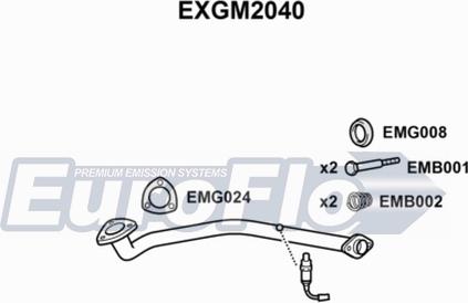 EuroFlo EXGM2040 - Труба вихлопного газу avtolavka.club