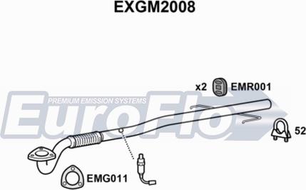 EuroFlo EXGM2008 - Труба вихлопного газу avtolavka.club