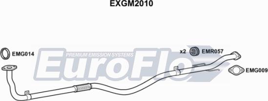 EuroFlo EXGM2010 - Труба вихлопного газу avtolavka.club