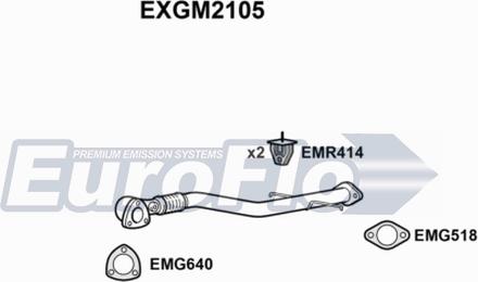 EuroFlo EXGM2105 - Труба вихлопного газу avtolavka.club