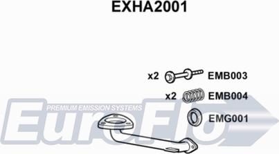 EuroFlo EXHA2001 - Труба вихлопного газу avtolavka.club