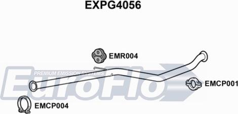 EuroFlo EXPG4056 - Труба вихлопного газу avtolavka.club