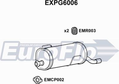 EuroFlo EXPG6006 - Глушник вихлопних газів кінцевий avtolavka.club