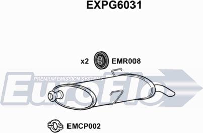 EuroFlo EXPG6031 - Глушник вихлопних газів кінцевий avtolavka.club