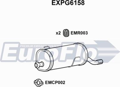 EuroFlo EXPG6158 - Глушник вихлопних газів кінцевий avtolavka.club