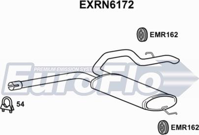 EuroFlo EXRN6172 - Глушник вихлопних газів кінцевий avtolavka.club