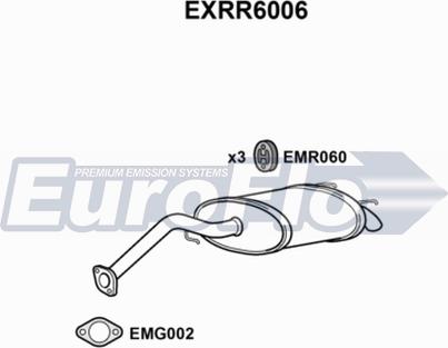 EuroFlo EXRR6006 - Глушник вихлопних газів кінцевий avtolavka.club