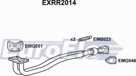 EuroFlo EXRR2014 - Труба вихлопного газу avtolavka.club