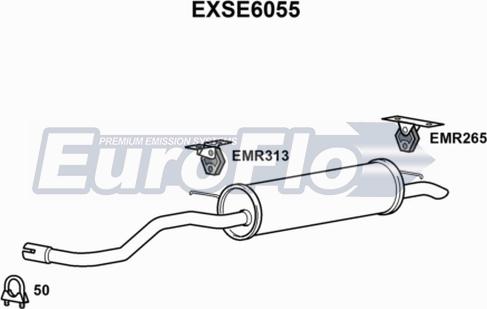 EuroFlo EXSE6055 - Глушник вихлопних газів кінцевий avtolavka.club