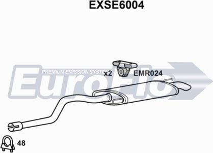 EuroFlo EXSE6004 - Глушник вихлопних газів кінцевий avtolavka.club