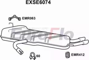 EuroFlo EXSE6074 - Глушник вихлопних газів кінцевий avtolavka.club