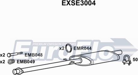 EuroFlo EXSE3004 - Середній глушник вихлопних газів avtolavka.club