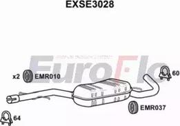 EuroFlo EXSE3028 - Середній глушник вихлопних газів avtolavka.club