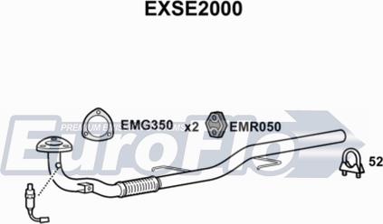 EuroFlo EXSE2000 - Труба вихлопного газу avtolavka.club