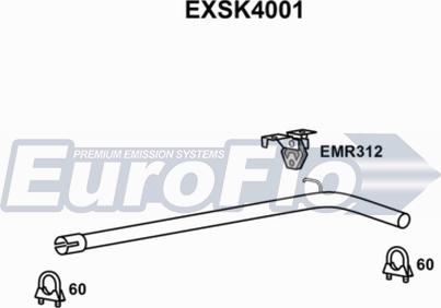 EuroFlo EXSK4001 - Труба вихлопного газу avtolavka.club