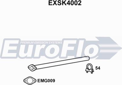 EuroFlo EXSK4002 - Труба вихлопного газу avtolavka.club
