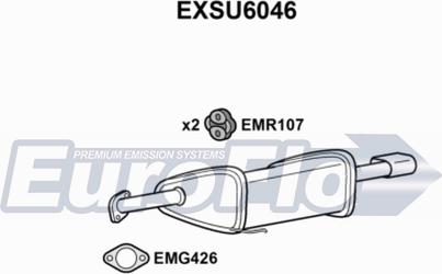 EuroFlo EXSU6046 - Глушник вихлопних газів кінцевий avtolavka.club