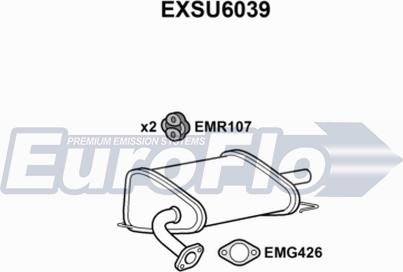 EuroFlo EXSU6039 - Глушник вихлопних газів кінцевий avtolavka.club