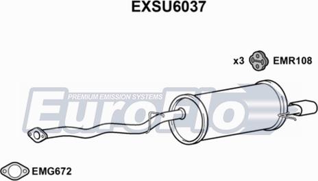 EuroFlo EXSU6037 - Глушник вихлопних газів кінцевий avtolavka.club