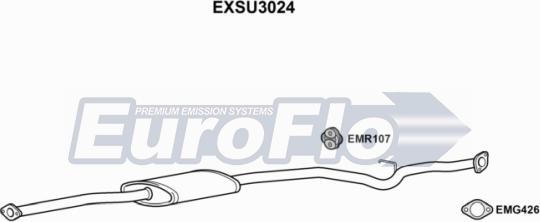 EuroFlo EXSU3024 - Середній глушник вихлопних газів avtolavka.club