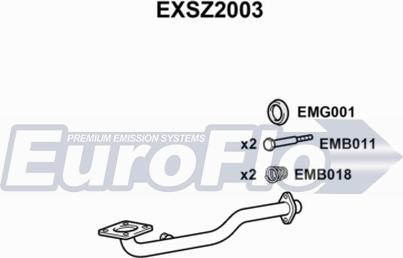 EuroFlo EXSZ2003 - Труба вихлопного газу avtolavka.club