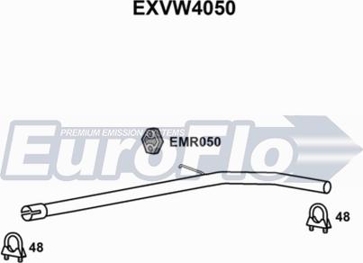 EuroFlo EXVW4050 - Труба вихлопного газу avtolavka.club