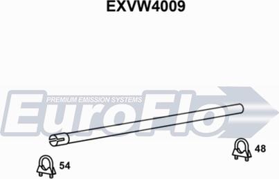 EuroFlo EXVW4009 - Труба вихлопного газу avtolavka.club
