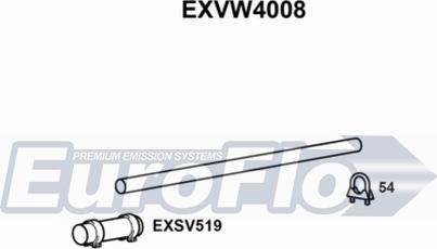 EuroFlo EXVW4008 - Труба вихлопного газу avtolavka.club