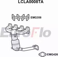 EuroFlo LCLA0008TA - Каталізатор avtolavka.club