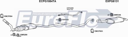 EuroFlo PG40718 3001 - Система випуску ОГ avtolavka.club