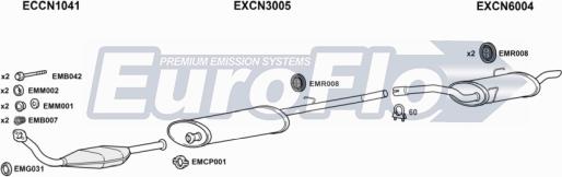 EuroFlo PGEXP19D 7008B - Система випуску ОГ avtolavka.club